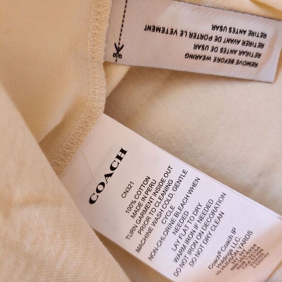 NWT Disney X Coach CN321 WOMEN'S Mickey Mouse Skater T Shirt L Large - Picture 3 of 5